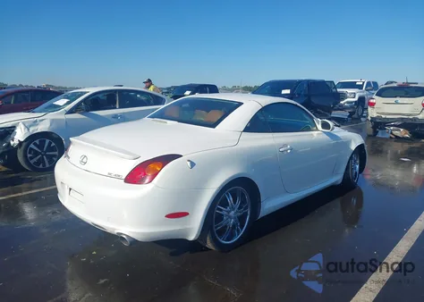 2002 Lexus Sc 430 from USA, damaged, VIN JTHFN48Y920023789